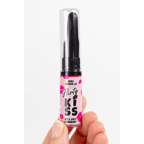 Gels pour Sexe Oral Fraise & Menthe  Flirty Kiss 2×8 gr Secret Play